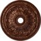 Ekena Millwork Flagstone Ceiling Medallion (Fits Canopies up to 3 7/8"), 30"OD x 3 7/8"ID x 3 1/4"P, Copper Penny CM30FLCPS - alternate 1